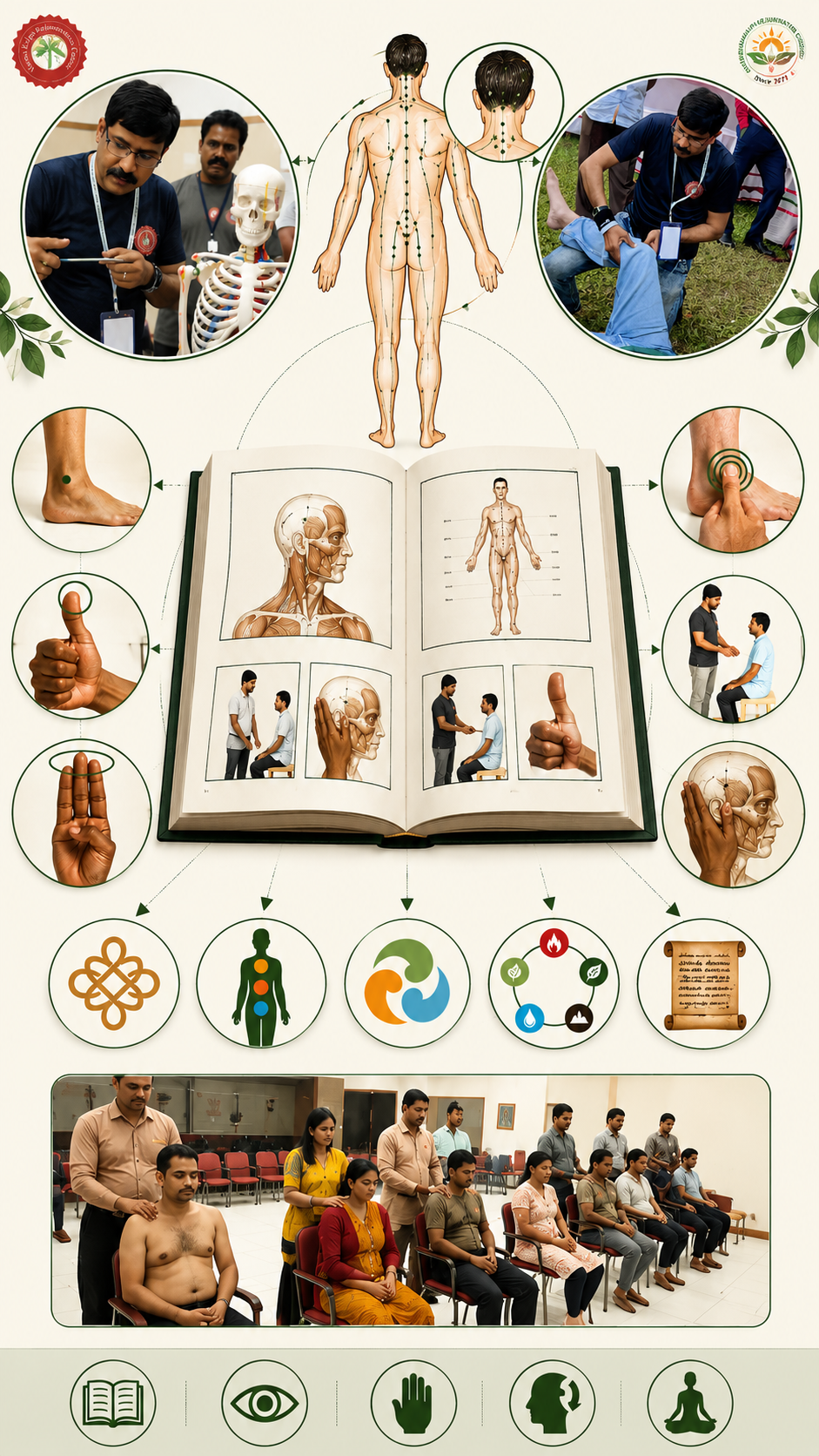 Varmam book inside illustrated structure