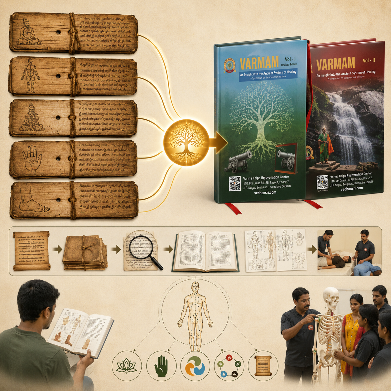 Ancient manuscript inspired Varmam book presentation