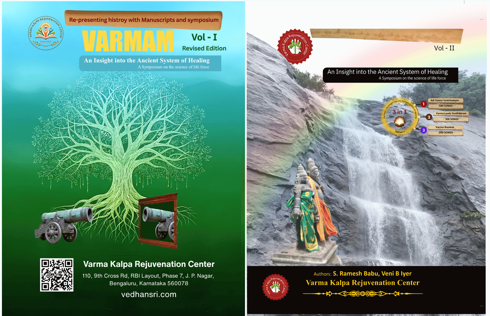 Varmam Volume 1 and Volume 2 combo book image